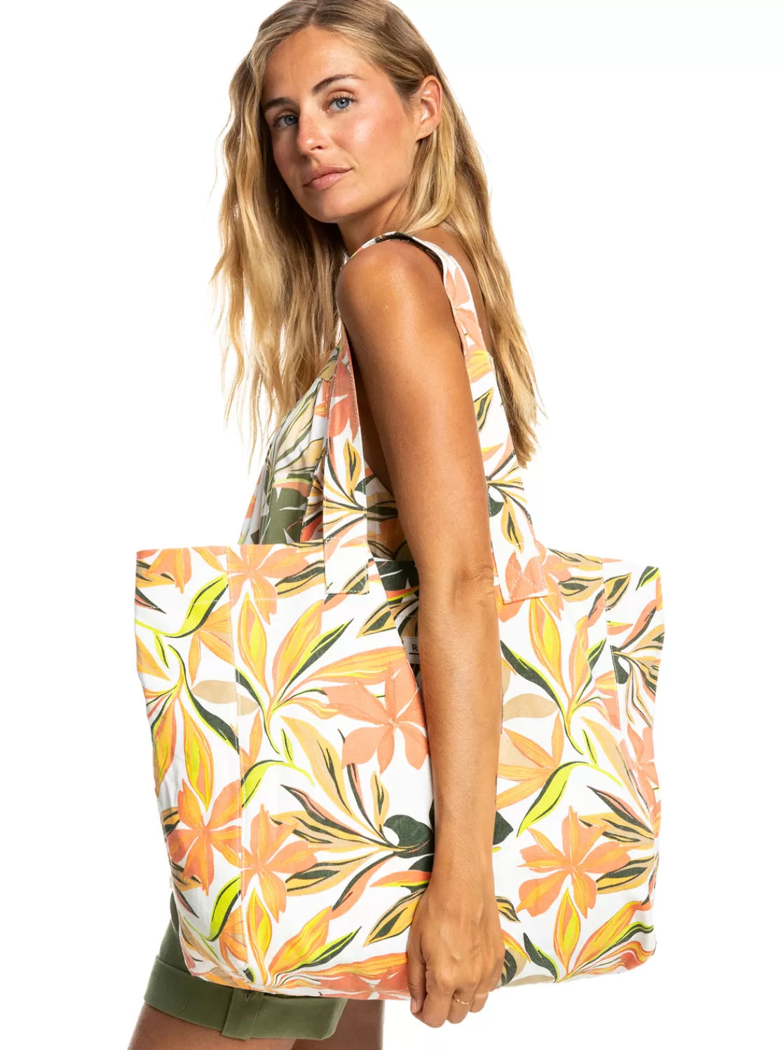 Femme Roxy Anti Bad Vibes Printed - Grand Sac Tote