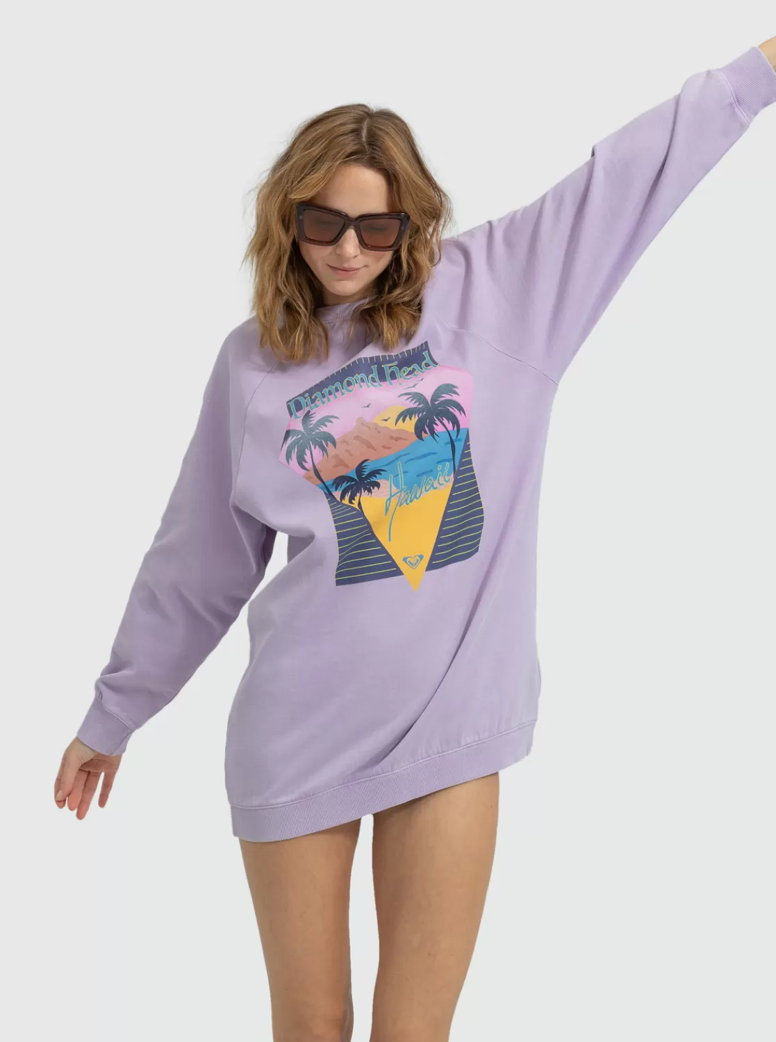 Femme Roxy Breaking Waves - Robe Sweat Pour Femme