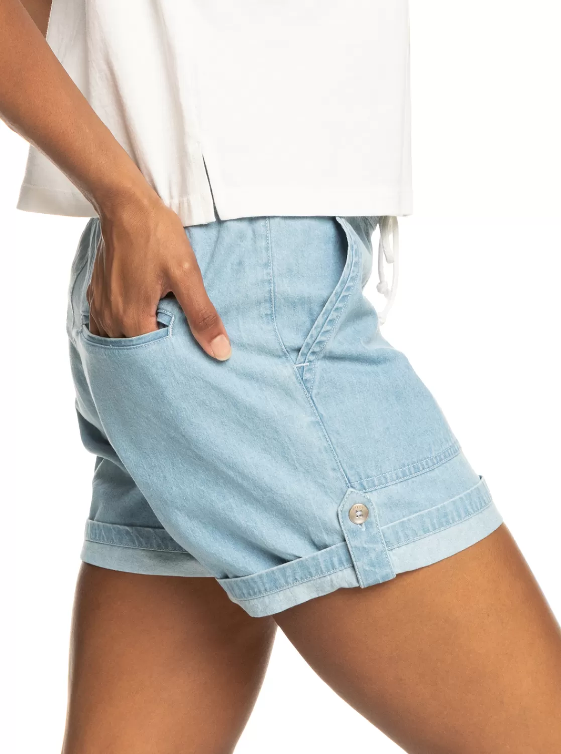 Femme Roxy Milady Beach Regular - Short En Jean Pour Femme