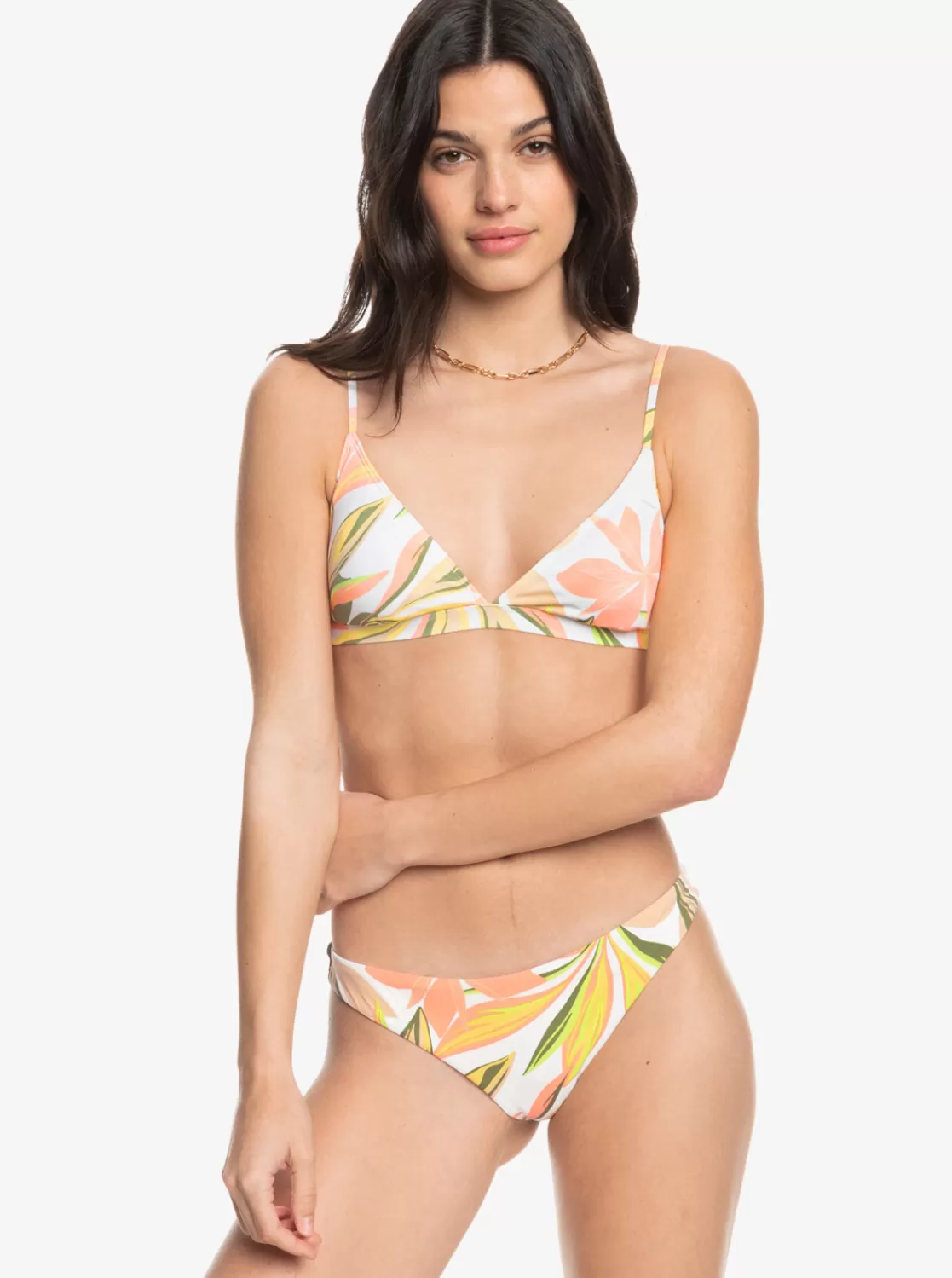 Femme Roxy Printed Beach Classics - Ensemble De Bikini Triangle Pour Femme