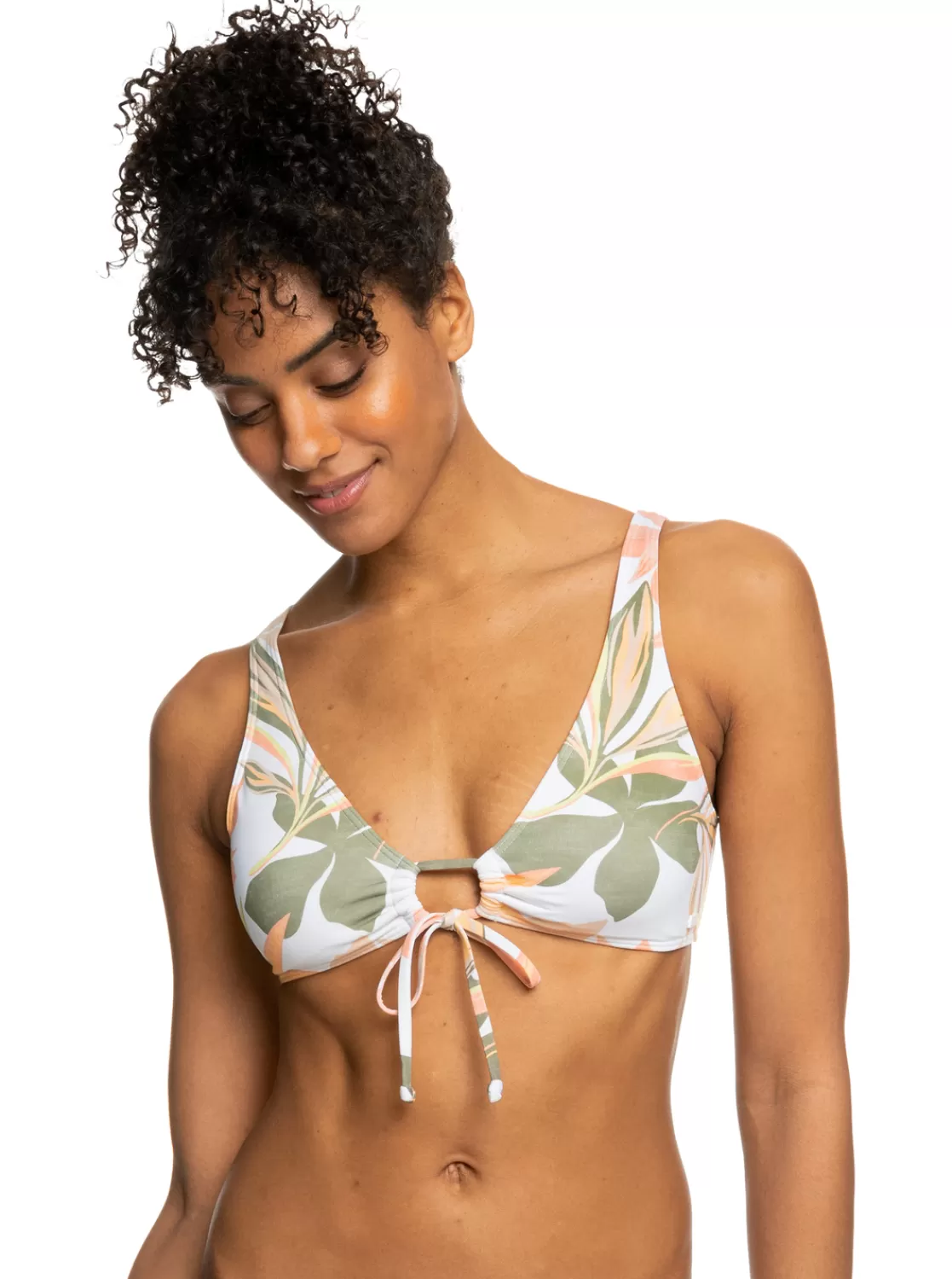 Femme Roxy Printed Beach Classics - Haut De Bikini Bralette Pour Femme