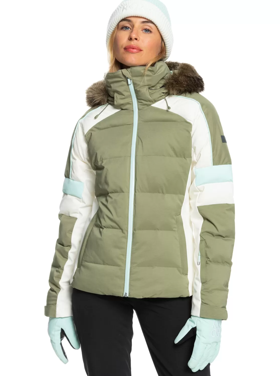 Femme Roxy Snow Blizzard 2022 - Veste De Snow Isolante Pour Femme