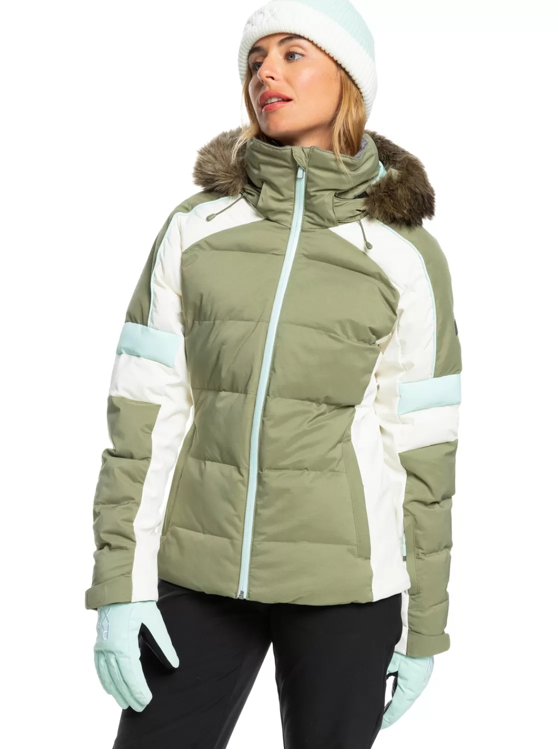 Femme Roxy Snow Blizzard 2022 - Veste De Snow Isolante Pour Femme