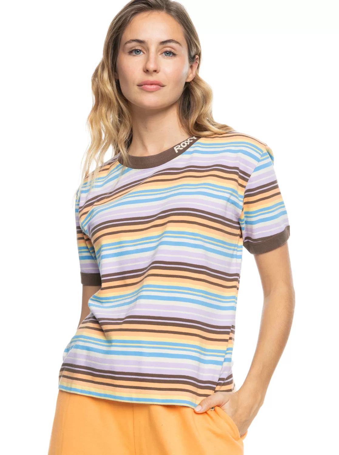 Femme Roxy Stripe Hype - T-Shirt Pour Femme