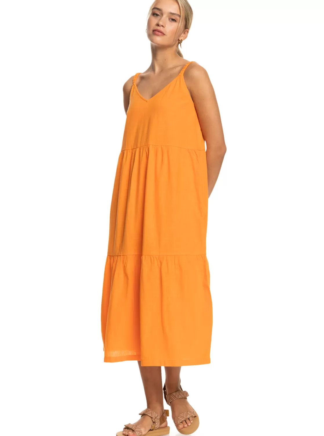 Femme Roxy Waiting Line - Robe Midi Pour Femme