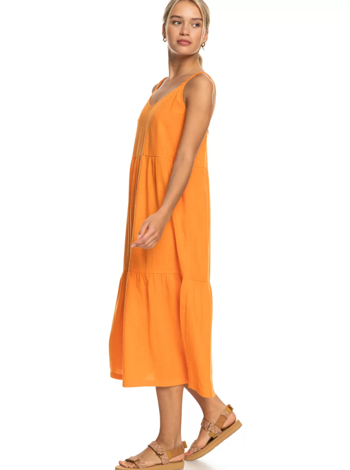 Femme Roxy Waiting Line - Robe Midi Pour Femme